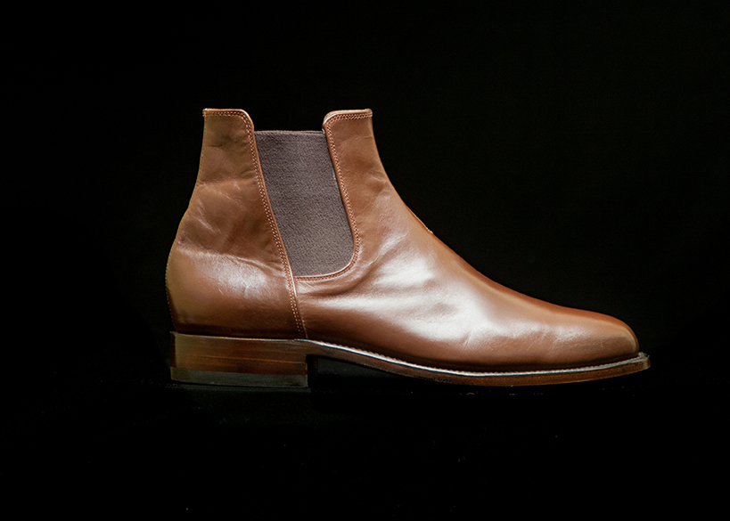 brown chealse boot