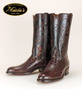 Custom Alligator Skin boots - Maida's