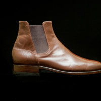 brown chealse boot